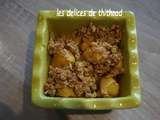 Crumble de pommes aux flocons d'avoine