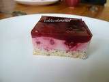 Entremet aux framboises