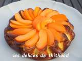 Gâteau au fromage blanc et abricots