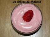 Mousse de fraises au cook'in