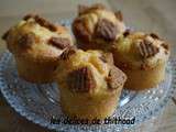 Muffins à l'orange, croquant spéculoos