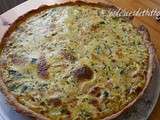 Quiche au saumon et courgettes