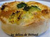 Quiche de saumon et brocolis