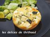 Quiches feta et courgettes (ww)