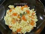 Risotto aux carottes et au thym