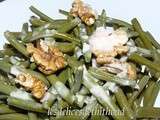 Salade de haricots verts aux noix