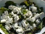 Salade de petits pois et feta