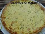 Tarte au saumon et chèvre frais