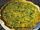 Tarte aux petits pois et menthe