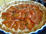 Tarte boursin et tomates