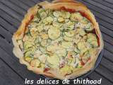 Tarte courgettes et ricotta (ww)