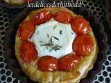 Tartelettes aux chèvre et tomates cerises