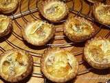 Tartelettes roquefort et noix