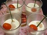 Verrine de crevettes et concombre