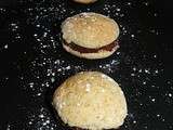 Whoopies noisette et chocolat