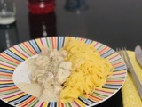 Blanc de poulet a la crème légère bridélice et au citron