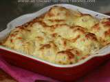 Gratin chou fleur bechamel