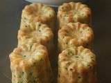 Mini-cakes aux petits-pois