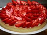 Tarte aux fraises à la crème pâtissière