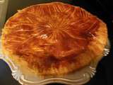 Galette des rois poires , amandes , chocolat