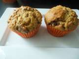 Muffins au beurre de cacahuète crunchy