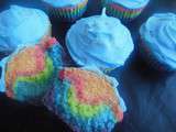 Rainbow cupcake