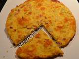 Omelette aux artichauts et lardons