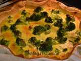 Quiche au thon, poireau et brocolis