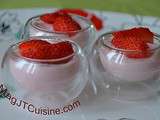 Verrine de fraise au fromage blanc