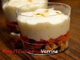 Verrine tomate séchée, fromage blanc