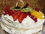 Pavlova aux fruits frais et plus encore