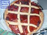 Tarte à la confiture (appelée aussi « crostata »)