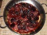 Tatin au figues et jambon de pays