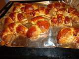 Croissants au beurre pains au chocolat triangles aux amandes de christophe felder