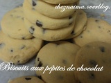 Biscuits aux pépites de chocolat