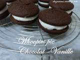 Whoopies pie chocolat-vanille