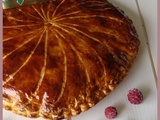 Galette crème de pistaches / framboises