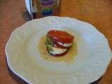 Mille-feuilles tomates mozzarella et pesto