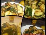 Courgettes au citron et au cumin