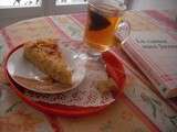 Gâteau aux pommes et aux amandes , sans matière grasse