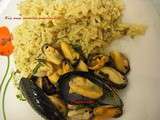 Riz aux moules marinières