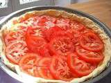 Tarte à la tomate , sans fromage