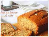 Banana bread aux noix, cake a la banane