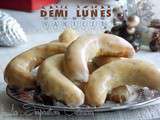 Biscuits Demi-lunes a la vanille