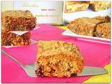 Blondies aux noix et pepites de chocolat