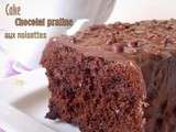 Cake Infiniment chocolat praline aux noisettes