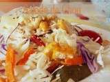 Coleslaw (Salade de chou rouge et blanc)