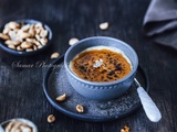Crème Brûlée au beurre de cacahuète