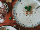 Crème de chou-fleur au roquefort