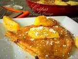 Crêpes sans oeufs / sauce à l'orange